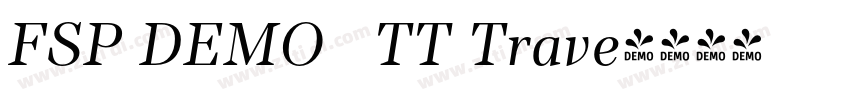 FSP DEMO   TT Trave字体转换